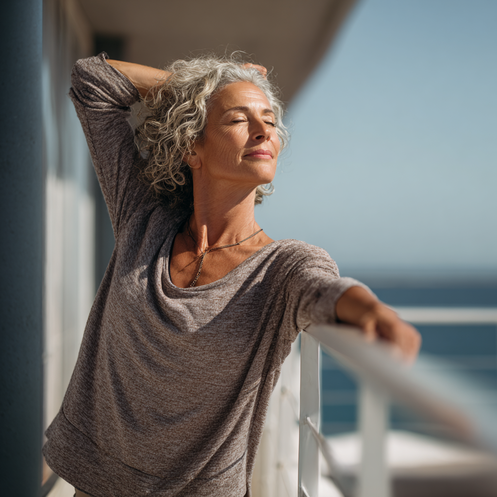 Ranná jóga prax v pokojnom prostredí